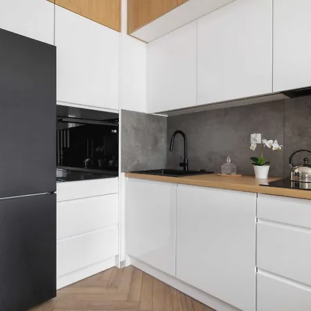 Nowoczesny W Krakowie Z Klimatyzowanym Salonem Dwa Miejsca Postojowe By Renters Cracovia