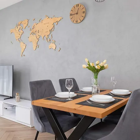 Nowoczesny W Krakowie Z Klimatyzowanym Salonem Dwa Miejsca Postojowe By Renters