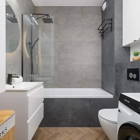 Apartmán Nowoczesny W Krakowie Z Klimatyzowanym Salonem Dwa Miejsca Postojowe By Renters
